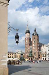 Krakow Old Town Market - trip to Poland